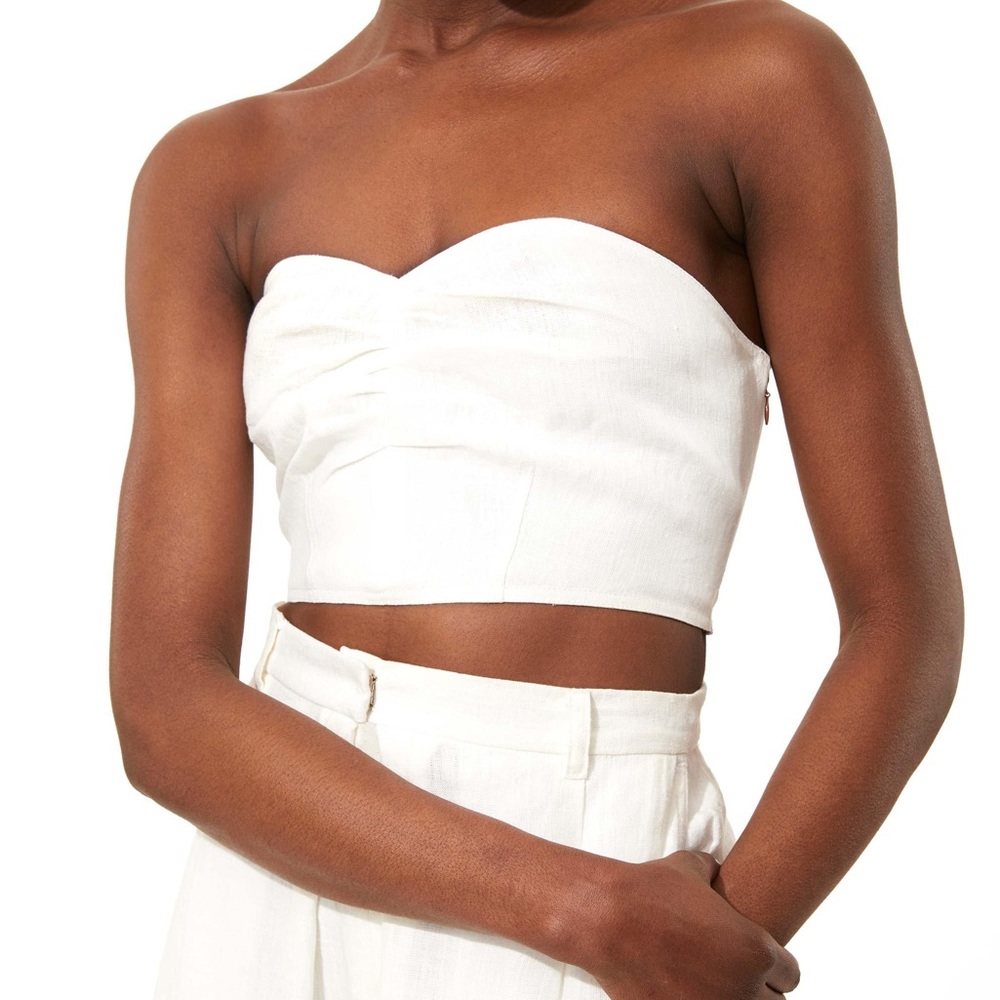 Mara Hoffman Thea Top (sz 6) in White NWT